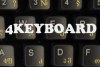 Georgian transparent keyboard stickers yellow Georgian transparent keyboard stickers yellow