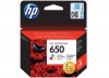 HP 650 Έγχρωμο Μελάνι CZ102AE BHK HP 650 Έγχρωμο Μελάνι CZ102AE BHK