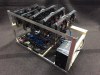Κουτί ανοικτό για bitcoin ethereum mining για 6 κάρτες γραφικών