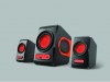 SONIC GEAR - QUATRO V SPEAKER 2.1 MULTIMEDIA Μαύρο/Κόκκινο SONIC GEAR - QUATRO V SPEAKER 2.1 MULTIMEDIA Μαύρο/Κόκκινο
