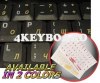 Serbian transparent keyboard stickers yellow Serbian transparent keyboard stickers yellow