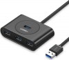 Ugreen USB 3 4 Port Bus-powered High-Speed USB Hub with 1m Shielded Cable (20291)