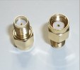 RP-SMA Male to SMA Female Coaxial Straight Adapter (no Center Pin) (OEM) (BULK)