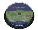 Verbatim CD-RW 8-10X 700MB Spindle (10 Discs)