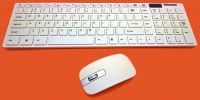 Wireless Stylus Keyboard & Mouse Set - White (OEM)