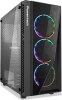 Powertech Gaming PC Box PT-743, tempered glass, 4x 120mm fans (3x RGB)