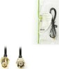 Nedis Csgp02210bk10 Antenna Cable Reverse WiFi Antenna Cable SMA male - SMA female 1m Black (233-1816)