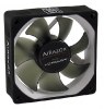 LC-POWER 80mm PWM Case Fan with 4-Pin Connector - AIRAZOR Black (LC-CF-80-PRO)