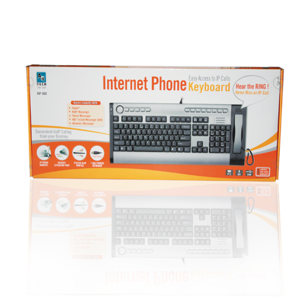 A4TECH KIP-800 US Multimedia Internet Phone Slim USB Keyboard
