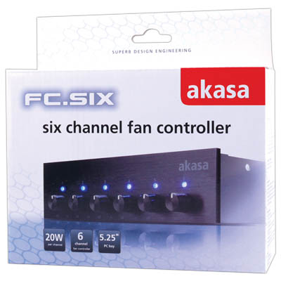 Akasa Brushed Aluminium Front Panel 5,25