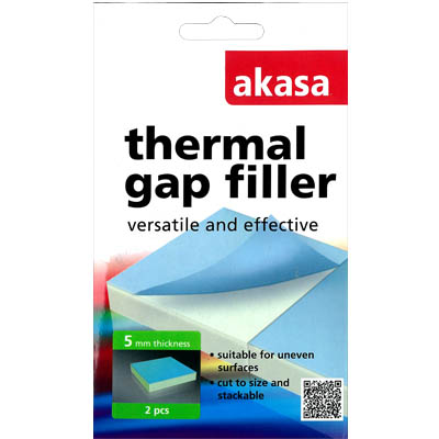 Akasa Θερμοαγώγιμο Αυτοκόλλητο 30 X 30 με Πάχος 5mm (2τμχ.) AKASA AK-TT300-02