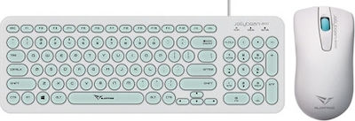 Alcatroz Jellybean U2000 White/Mint