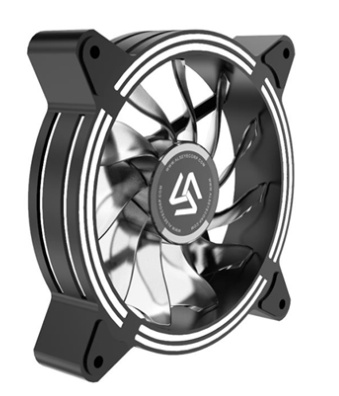 Alseye H120D S-RGB Dual-Fan Case Fan White 12V