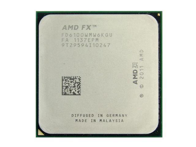 AMD FX-6100 3.3GHz Six-Core Processor (FD6100WMW6KGU) Socket AM3+