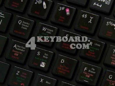 Black Apple Logic Pro v9 Keyboard Stickers (OEM)