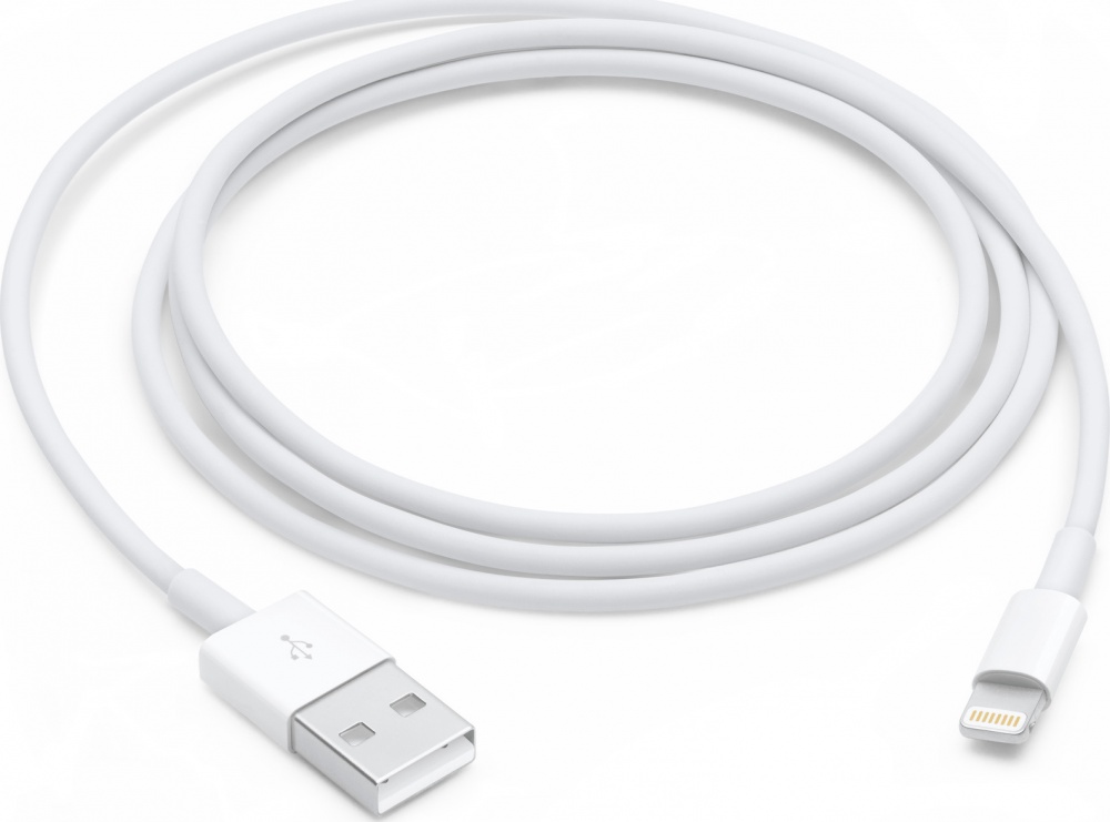 Apple USB-A to Lightning Cable White 1m (MXLY2ZM/A)