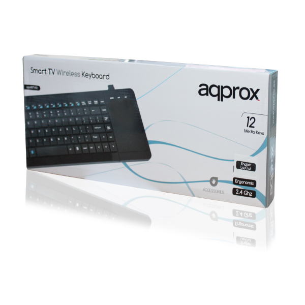 Approx Ασύρματο Πληκτρολόγιο για Smart TV APPKBTV02