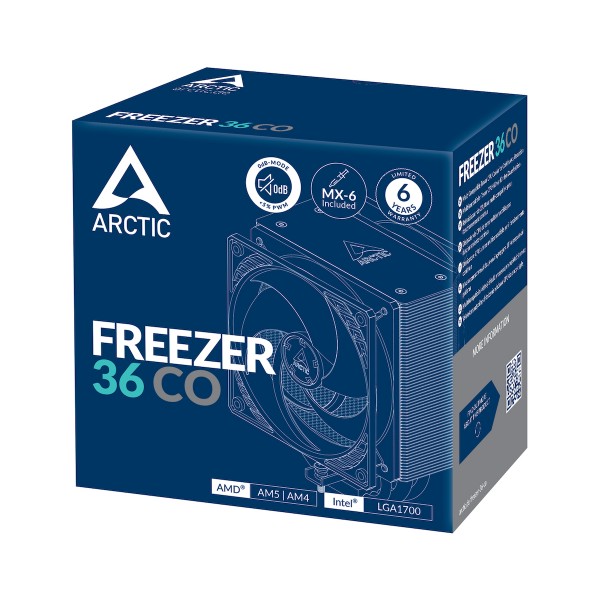 Arctic Freezer 36 CO Ψύκτρα Επεξεργαστή Διπλού Ανεμιστήρα για Socket 1700/1851/AM4/AM5