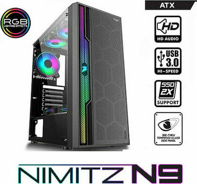 Armaggeddon Nimitz N9 ATX Gaming Case (Black) (OEM)
