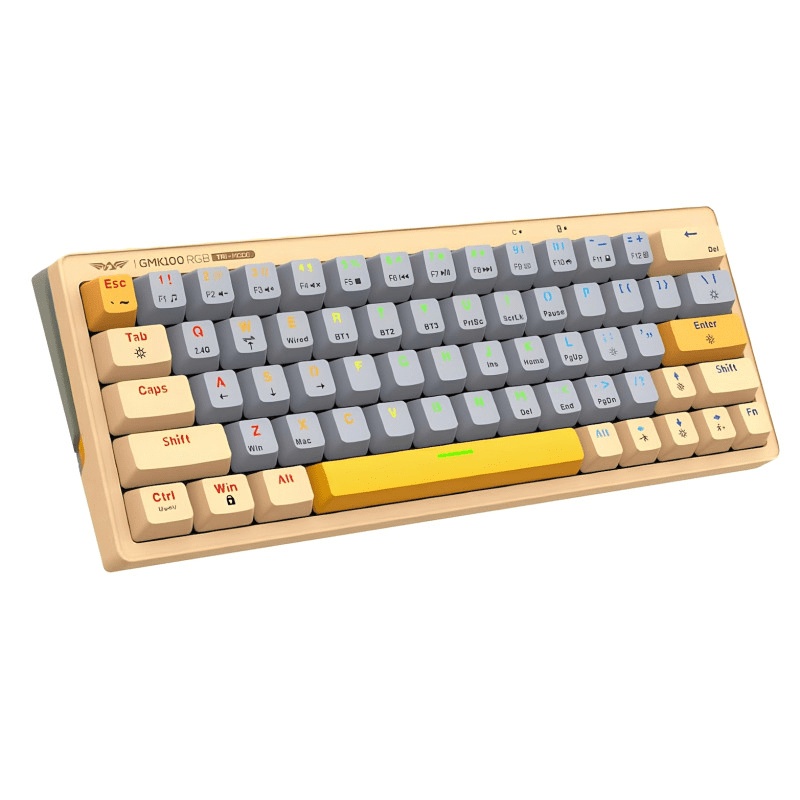Armaggedon TriMode Mechanical RGB Keyboard (Linear, 63 Keys) (GMK-100) (Autumn) (ARMAGGEDDON)