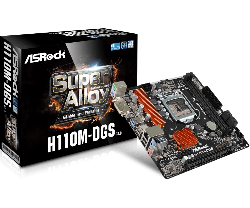 ASROCK H110M-DGS R3 DDR4