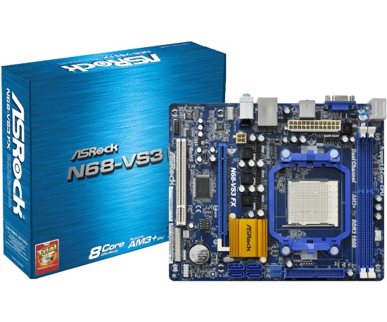 ASROCK N68-VS3 FX AM3+ (USED)