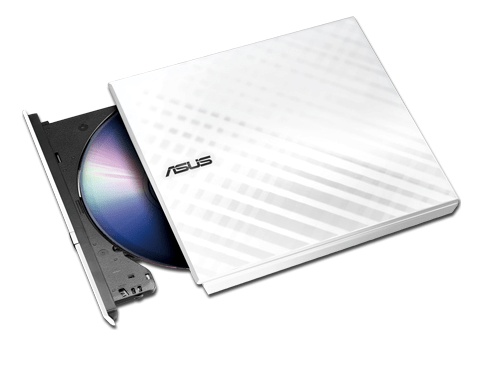 ASUS Εξωτερικό Slim DVD-RW  SDRW-08D2S-U Lite white