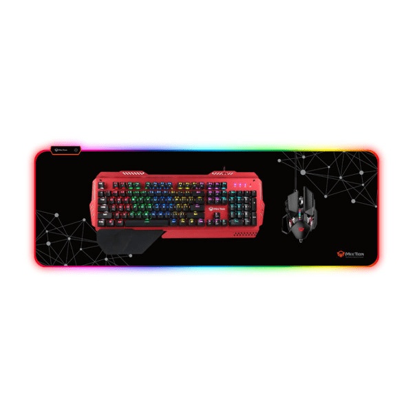 Aula F-X5 Gaming Mouse Pad XXL 800mm with RGB Lighting Black
