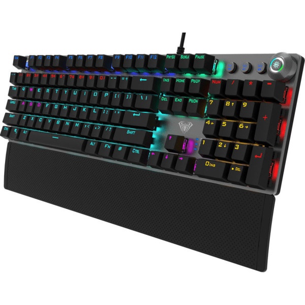 Aula F2058 Gaming Μηχανικό Πληκτρολόγιο με Custom Blue διακόπτες και RGB φωτισμό (Αγγλικό US)