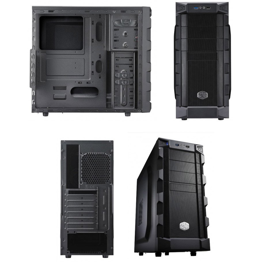 Cooler Master K280 Midi Case (RC-K280-KKN1) (Black) (Case)