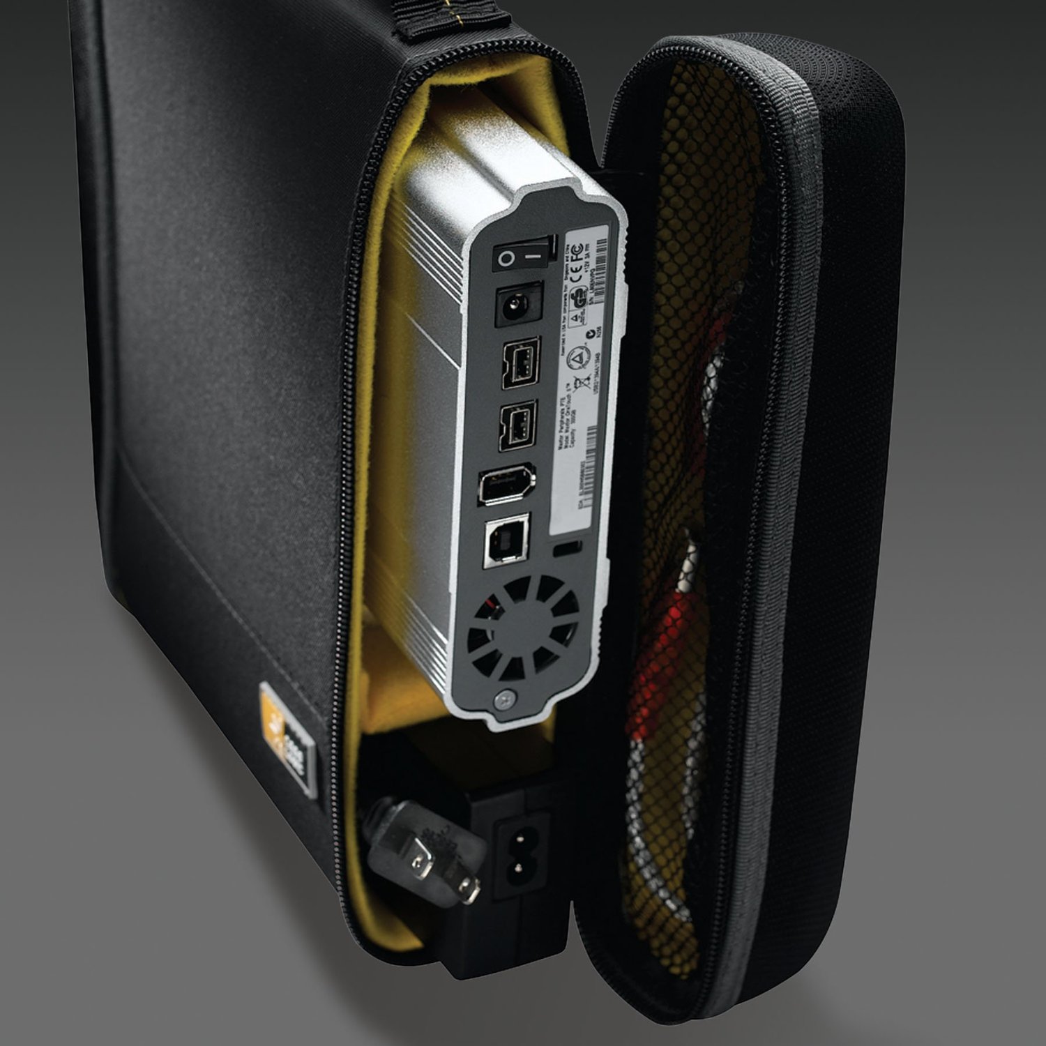 Case Logic External Hard Drive Case Black HDC1