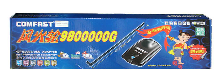 COMFAST Hot Wheels 980000G omnidirectional antenna amplifier 13DBI Wireless WiFi Adapter LAN