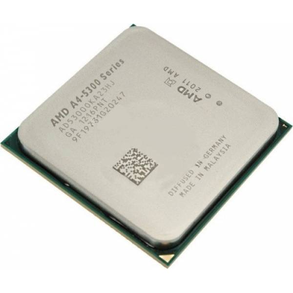 AMD A4-5300 Dual-Core CPU 3.4GHz / 2x1MB Cache / 1GHz (3.4GHz/2x1MB/1GHz/65W) (FM2) (Used)