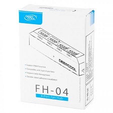 DEEPCOOL FH-04 4-Port Fan Hub (Case Fan Accessory)