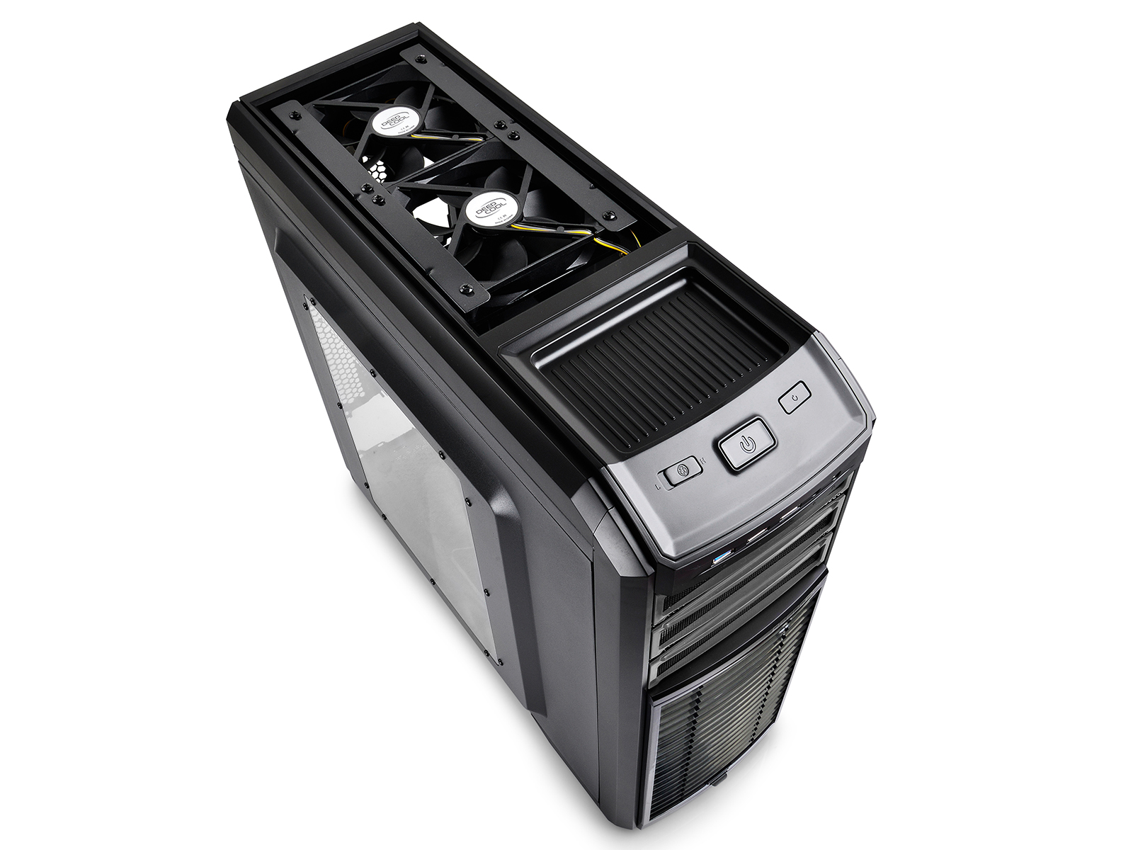 DeepCool Kendomen Midi Tower Case Μαύρο/Λευκό DP-CCATX-KDM5FBKTI