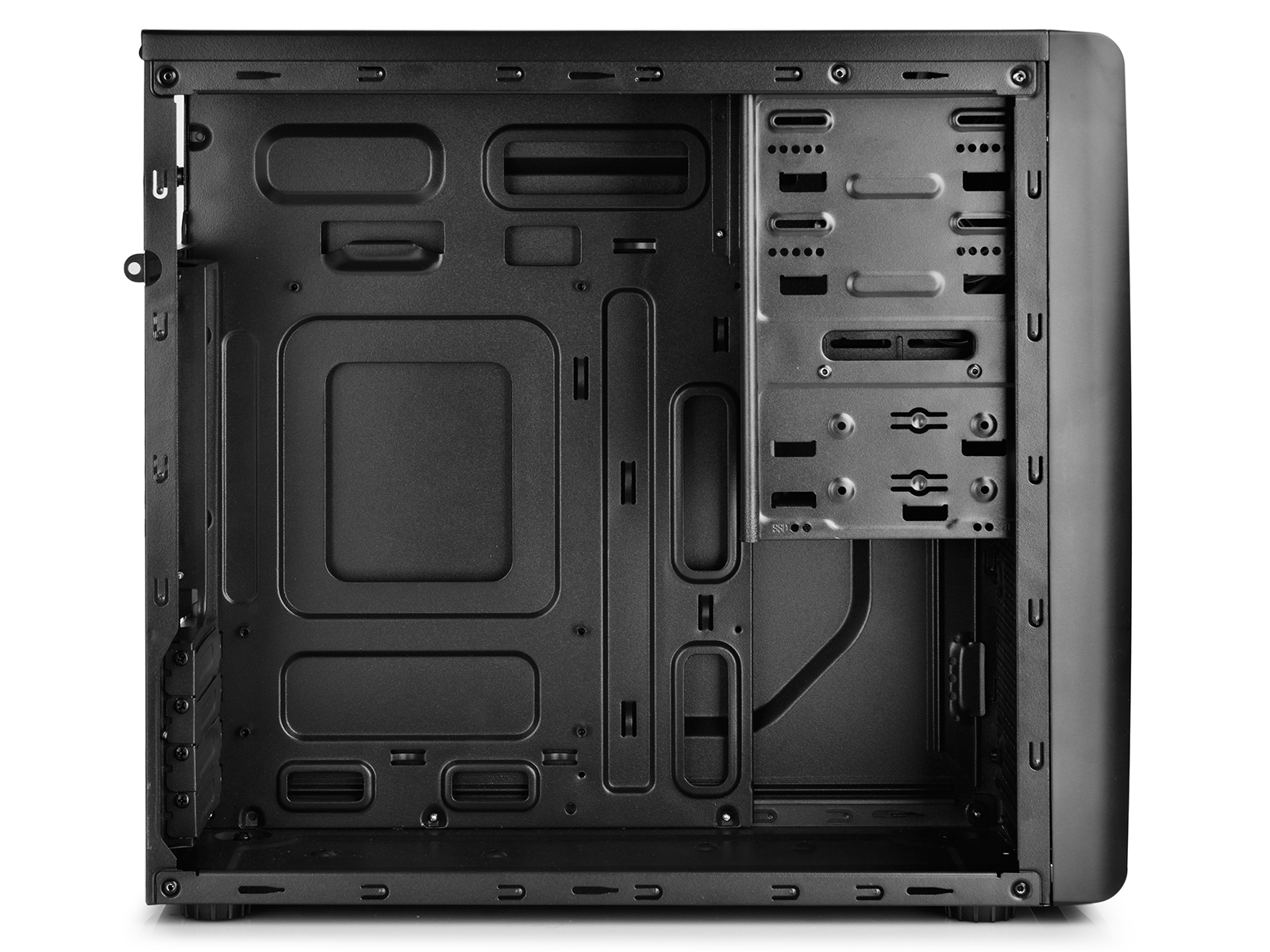 DeepCool Smarter LED Mini Tower Case Μαύρο DP-MATX-SMTRLED