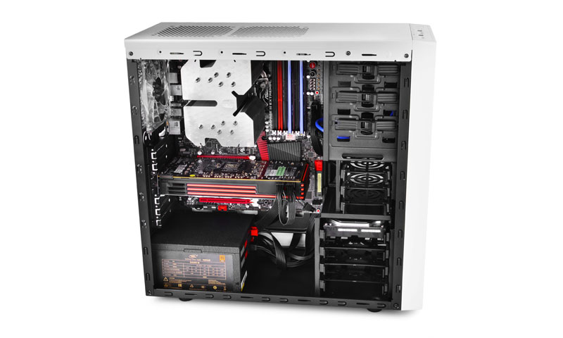 DeepCool Tesseract SW-WH ATX / Mini ATX / Micro ATX / Mini ITX Tower Case White DP-ATX-TSRSWWH