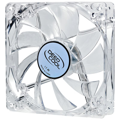 DeepCool XFan 120L/Y Transparent Fan with Yellow LED 120 x 120 x 25mm 3pin DEEPCOOL XFAN 120 L/Y