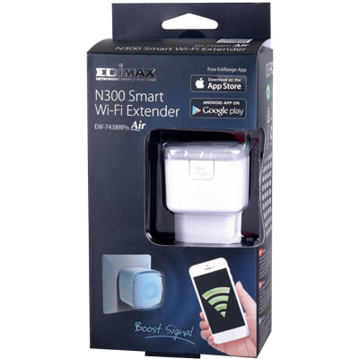 Edimax N300 Smart WiFi Extender with EdiRange App EDIMAX EW-7438RPN AIR