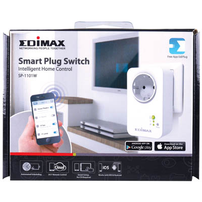 Edimax Smart Plug Switch / Intelligent Home Control EDIMAX SP 1101W Smart Plug with Intelligent Home Control