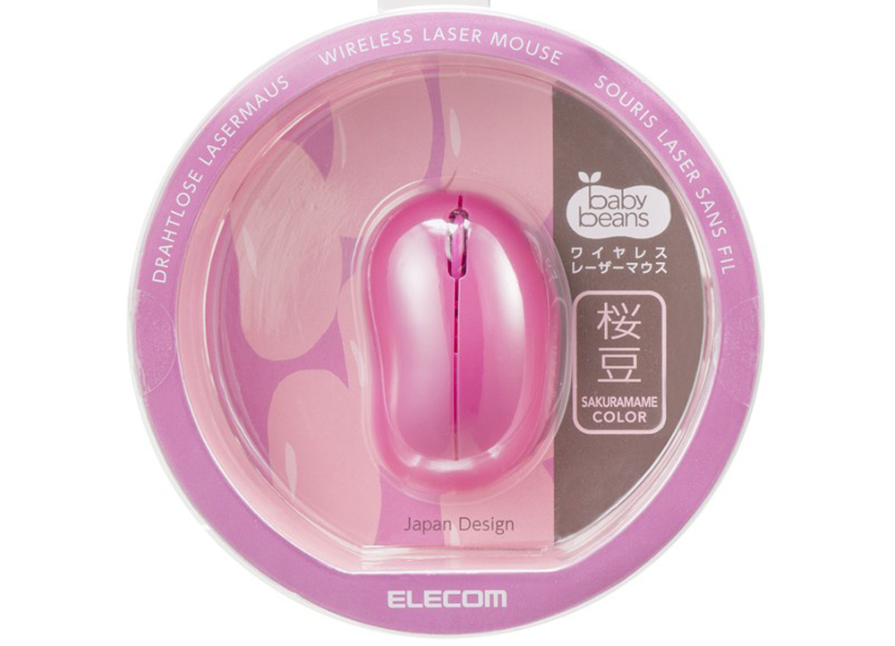 Elecom Baby Beans Ασύρματο Mini Ποντίκι Ροζ M-BM1DLPN (Το πιο μικρό, χαρούμενο και βολικό ασύρματο ποντίκι)