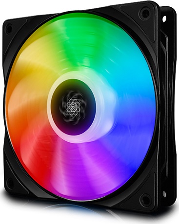 DEEPCOOL CF120 SINGLE RGB COOLING FAN 120mm BLACK