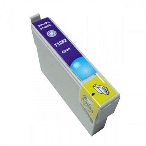 Epson T1282 15ml Cyan Compatible Ink for Stylus Office SX: S22, 125, 130, 230, 235W, 420W, 425W, 430, 435W, 440W, 445W / BX: 305F, 305FW, 305FW PLUS