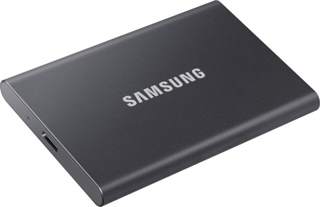 Samsung T7 Portable SSD 1TB (Titan Gray) (MU-PC1T0T/WW) (External)