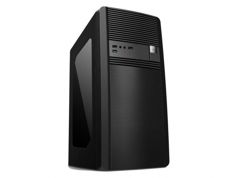 Κουτί Η/Υ F56A MIDI BLACK WINDOW USB 3