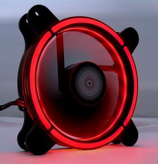 LC-POWER 12cm RGB LED Fan Combo Case