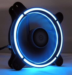 LC-POWER 12cm RGB LED Fan Combo Case