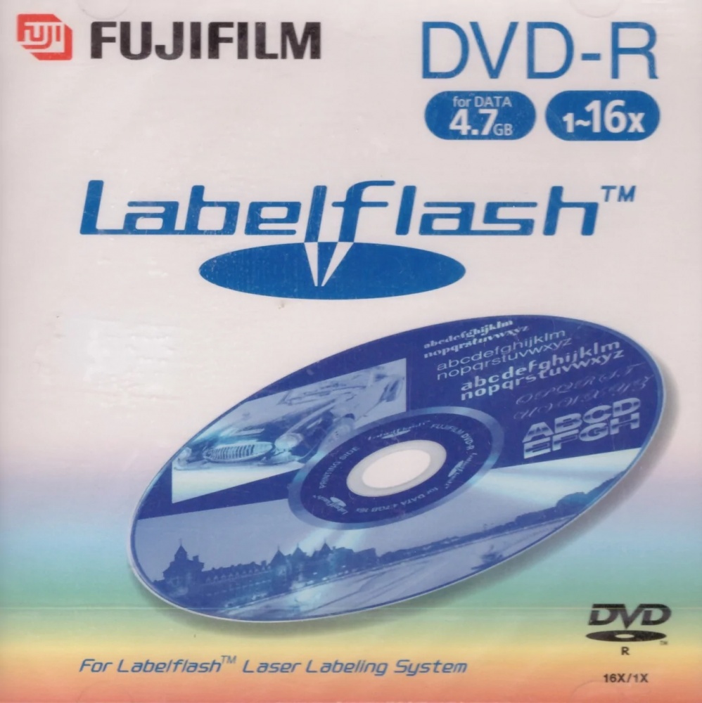Fujifilm DVD-R 4.7GB 16x Labelflash (4902520283993)