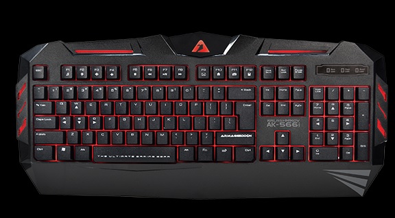 MECHANICAL GAMING KEYBOARD KALASHNIKOV AK-566I PSYCHRAPTOR WITH 6 COLORS BACKLIGHT