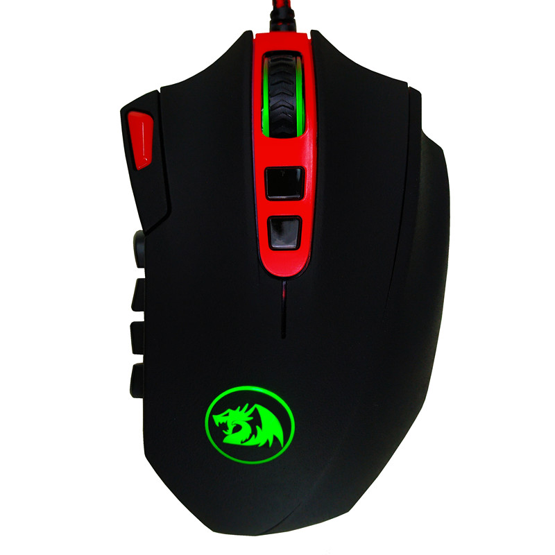 Gaming ποντίκι RGB με 18 πλήκτρα μαύρο - Redragon M901 - 12400 dpi USB